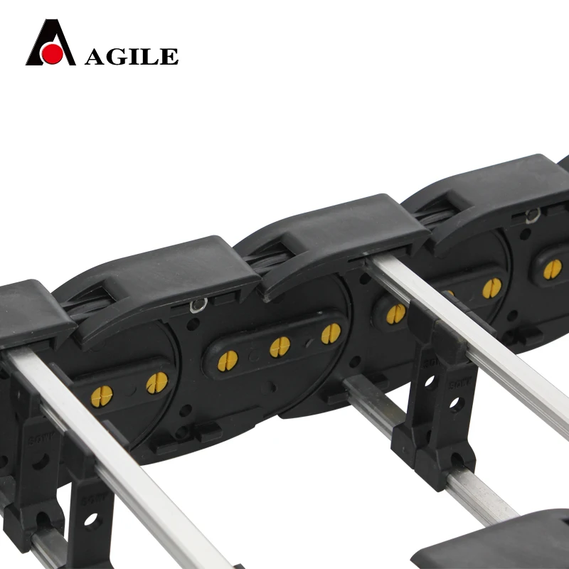 
50*168 mm TSK type for long travel distance high strength heavy duty aluminum frame drag chain 