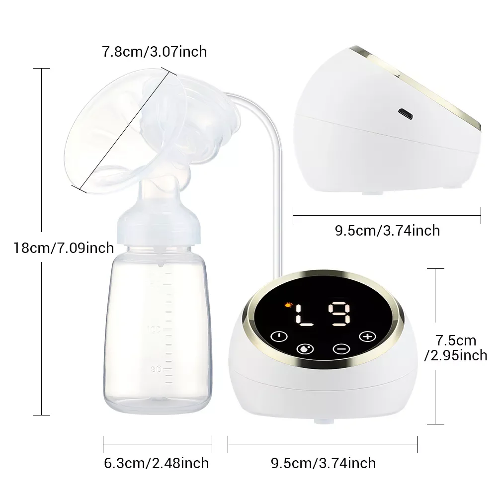 High Quality Dual Motor Breast Pump Convenient Food Grade Baby Feeder Hands Free Smart Breast Pump