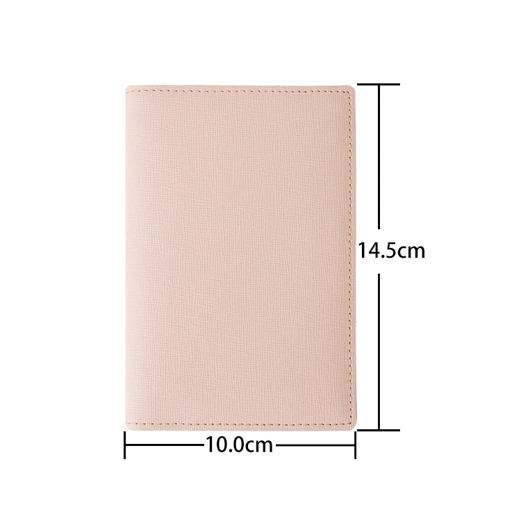 Wholesale luxury rfid blocking travel wallet custom family personalized genuine leather passport holder