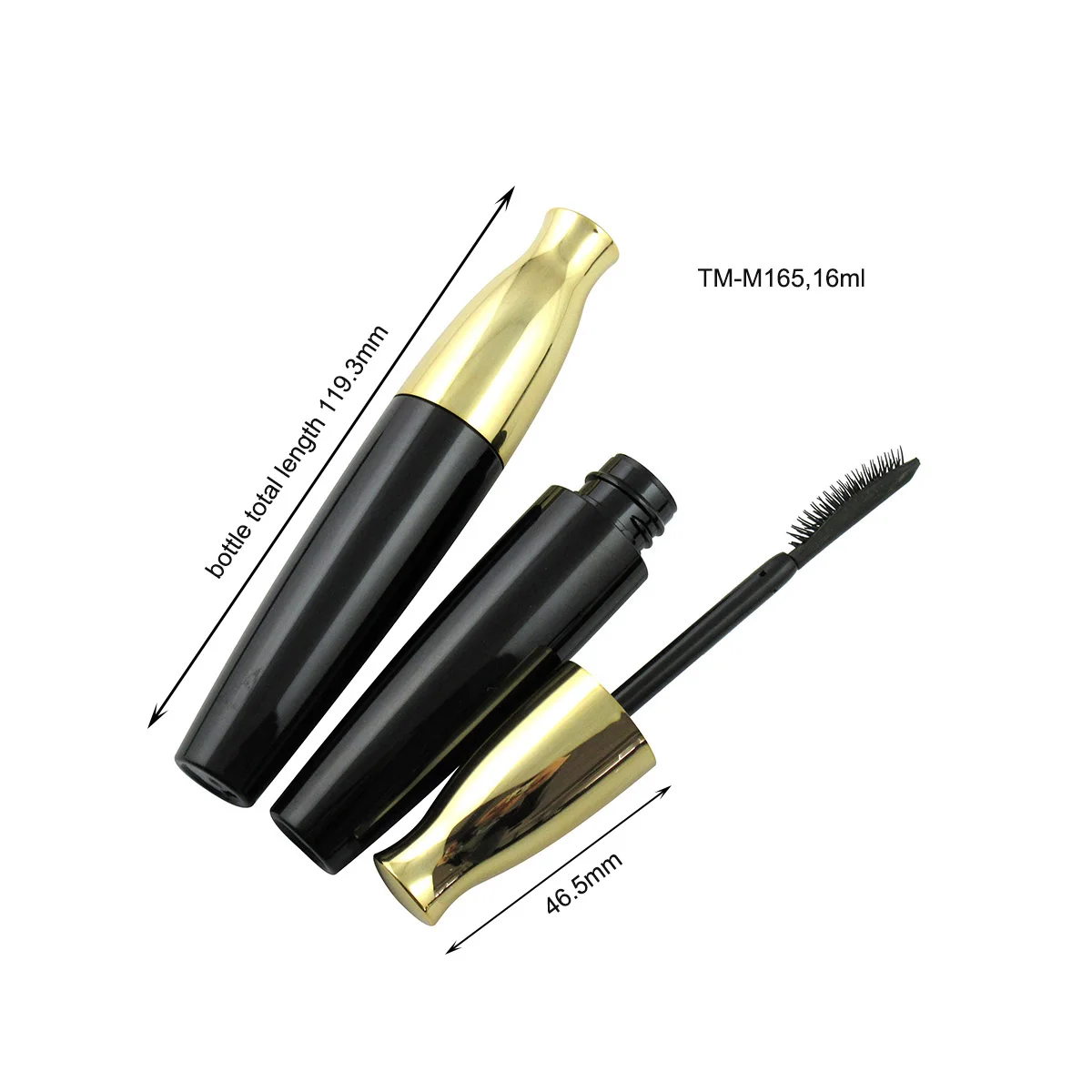 TM-M157 16ml empty mascara tube bottle lip gloss container custom cosmetic packaging