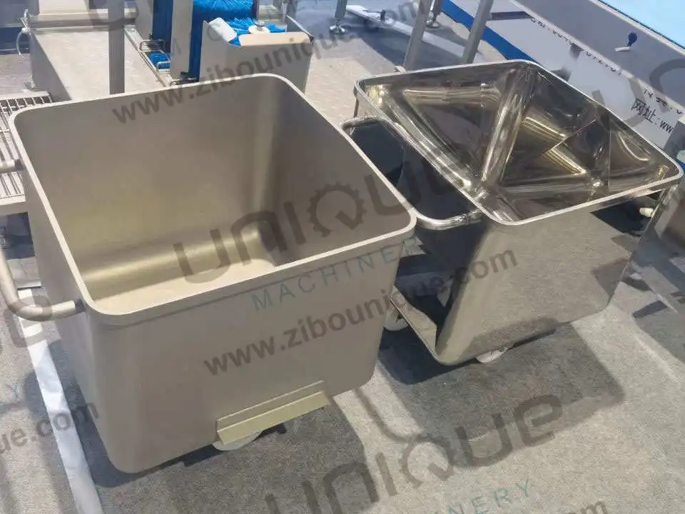 SUS304 200l Тележка для перевозки курицы говядины мяса рыбы