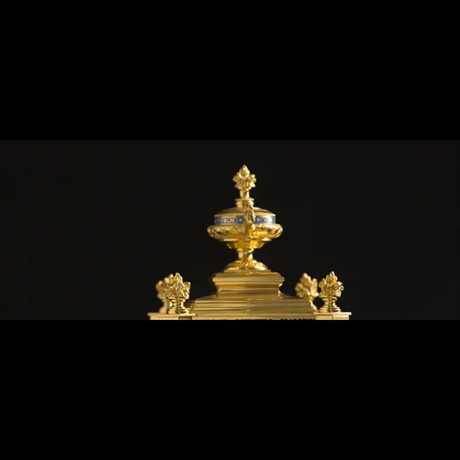 High-end classic antique decorative floor-to-ceiling household living room bronze bell luxury independent clock