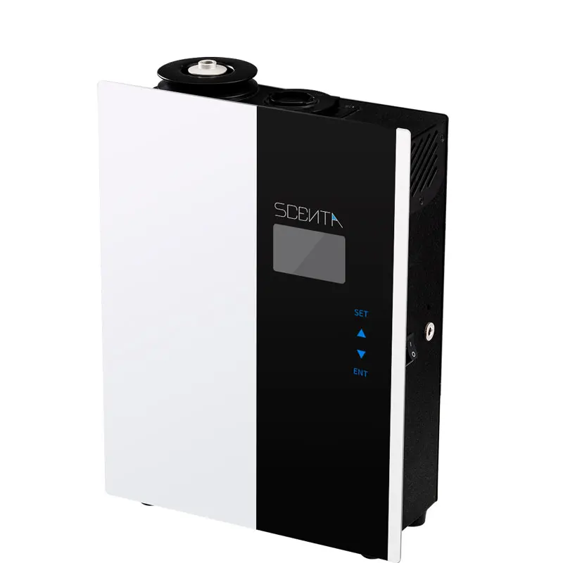 SCENTA Waterless Nebulizer Essential Oil Diffuser,Wall Mounted Bluetooth Electric Scent Cool Mist Air Aroma Diffuser