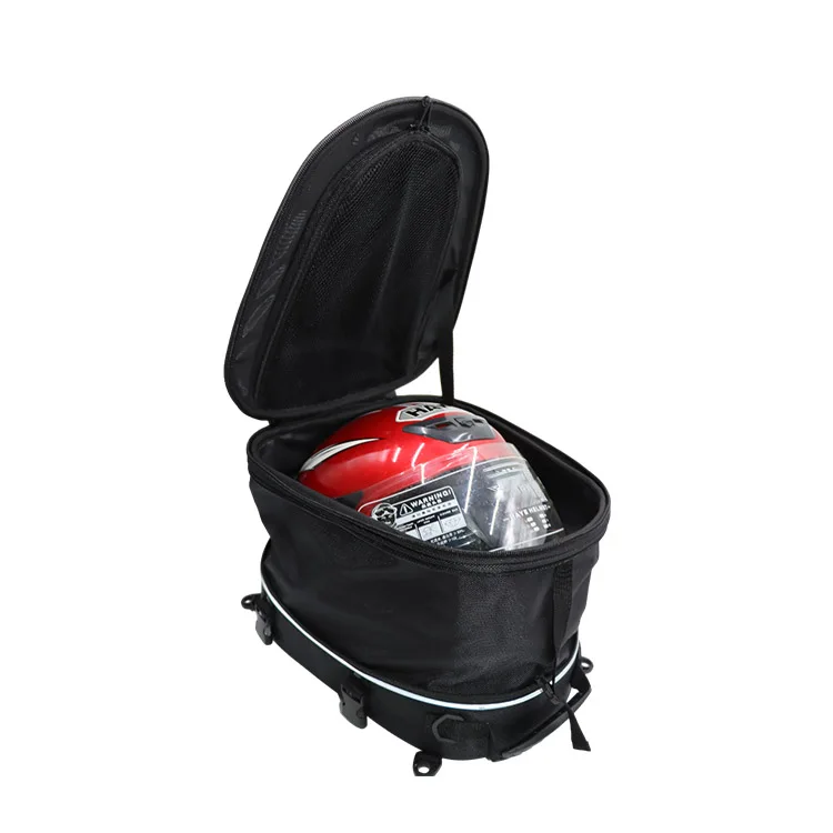 Carbon fiber pattern waterproof durable hard shell EVA backpacks Helmet Carrying Bag motorcycle accessories