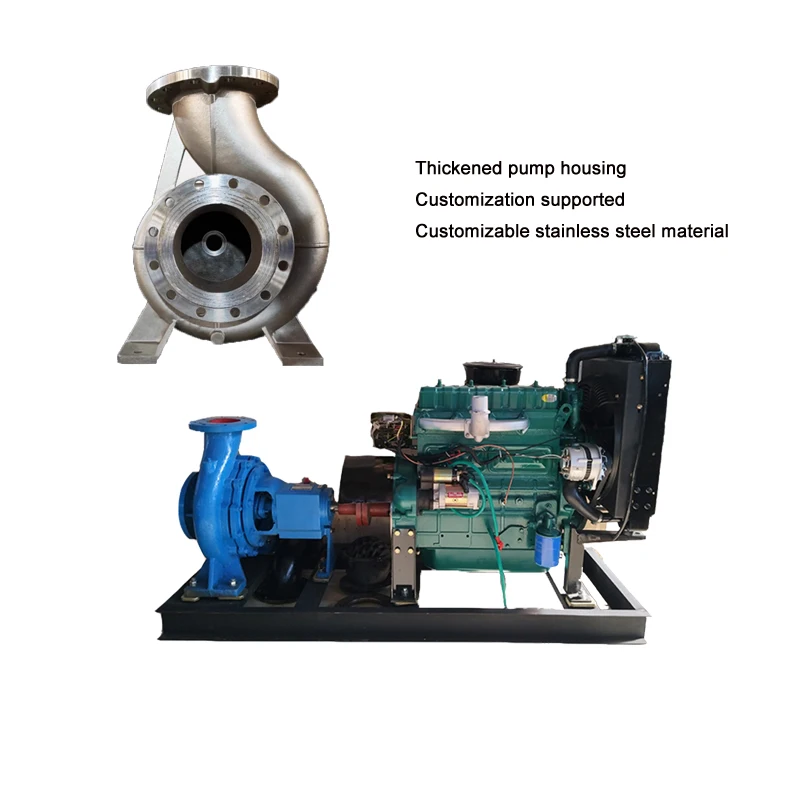 Self-Priming Centrifugal Diesel Engine Oil Pump for Irrigation and Sewage Diesel Engine Sewage Pumps