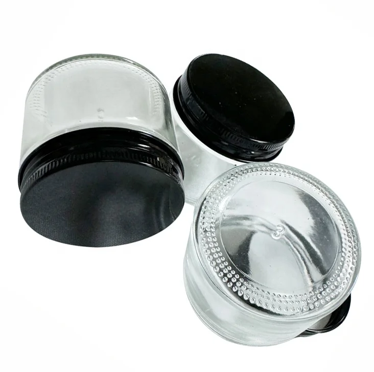 Food Storage Pots Glass Storage Jar Food Grade Glass Jar With Lids Food