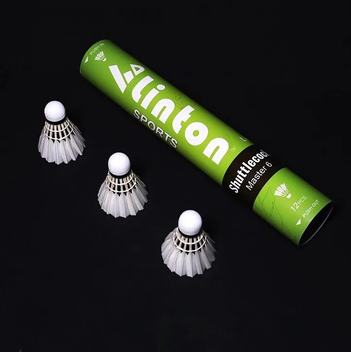 Durable Custom Logo First Class Duck Feather Best Sports Hot Sale Training Badminton Shuttlecock