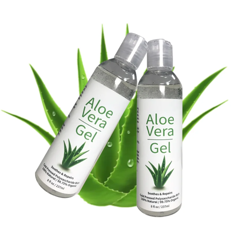 private label wholesale Korean bulk raw natural 100 pure soothing cooling aloe vera gel after sun for face skin in Thailand