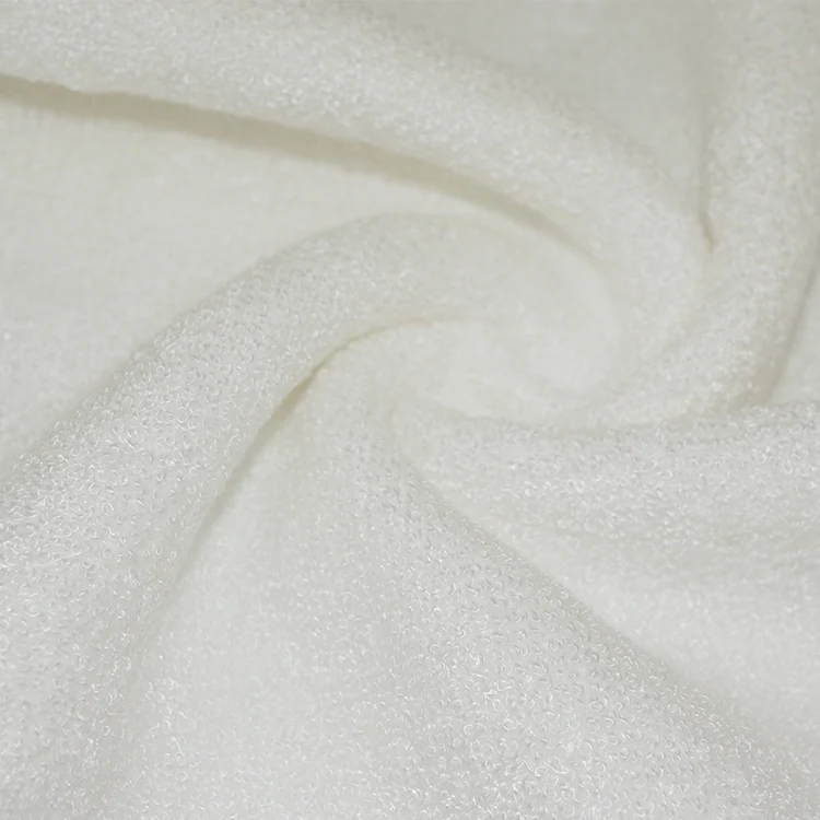 
OEKO-TEX Robe fabric 70% Viscose bamboo 28% Organic cotton 2% polyester single side loop terry wholesale fabrics suppliers 