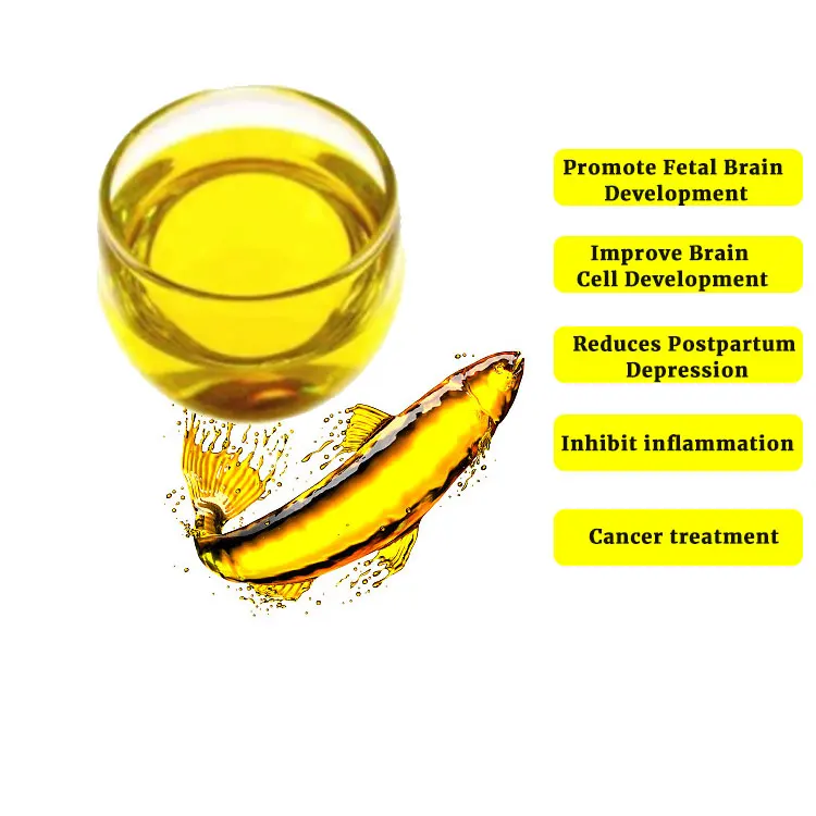 Высококачественный Рафинированный халяльный завод лечебное питание Высококонцентрированный омега-3 рыбий жир лосось добавка оптом