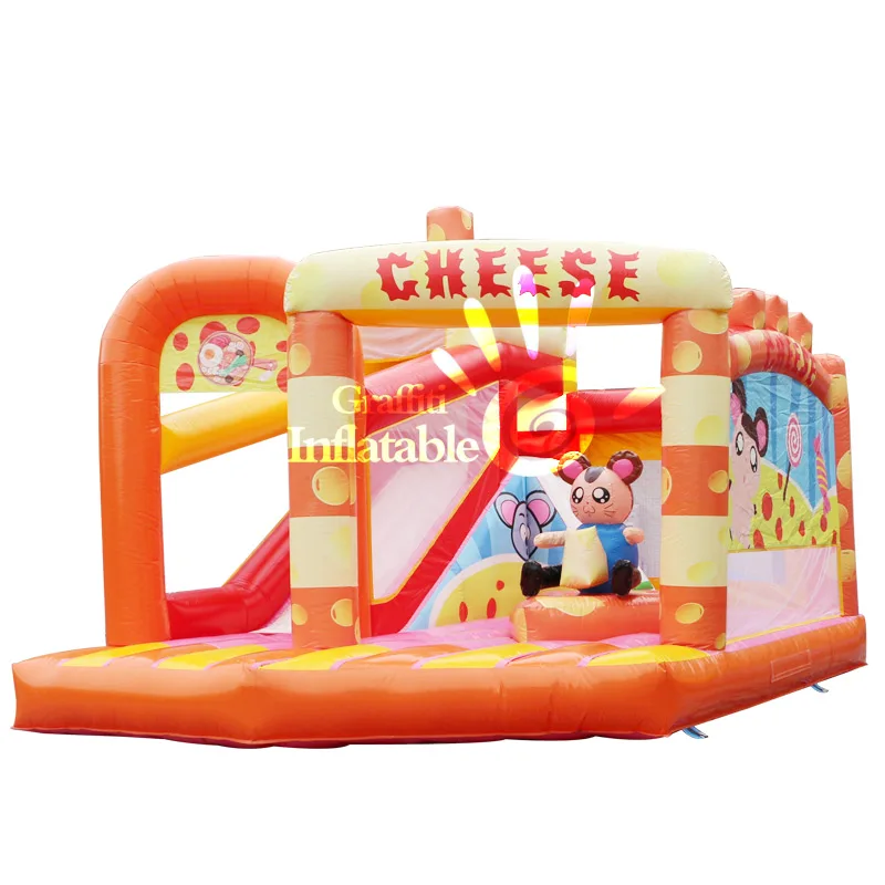 Детский Забавный упругий надувной прыгающий замок для продажи