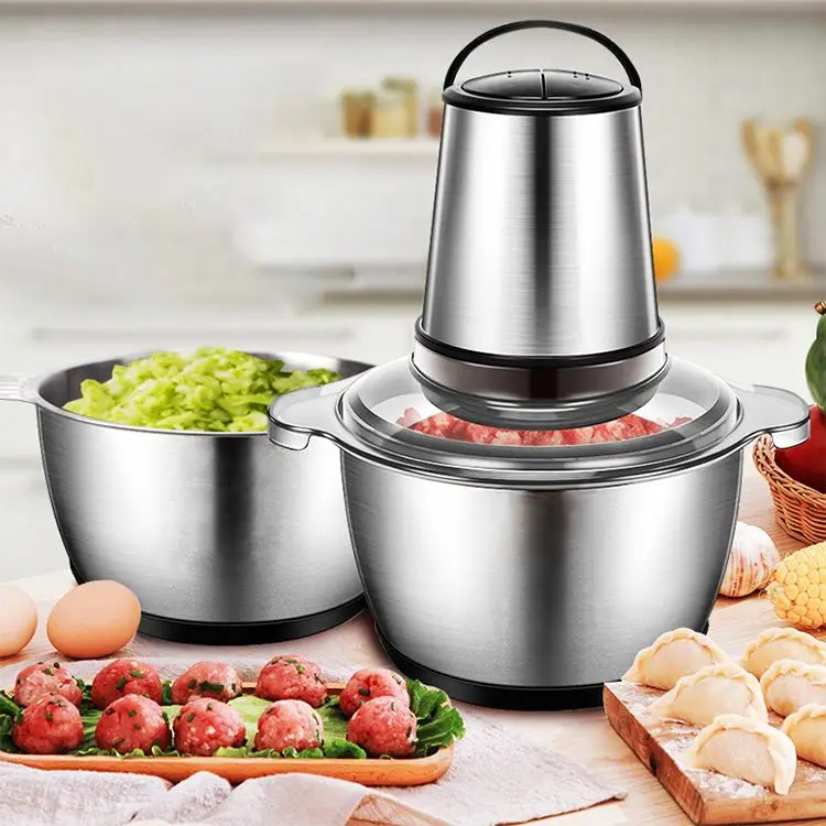 3L electric meat grinder stainless steel food processing machine meat grinder