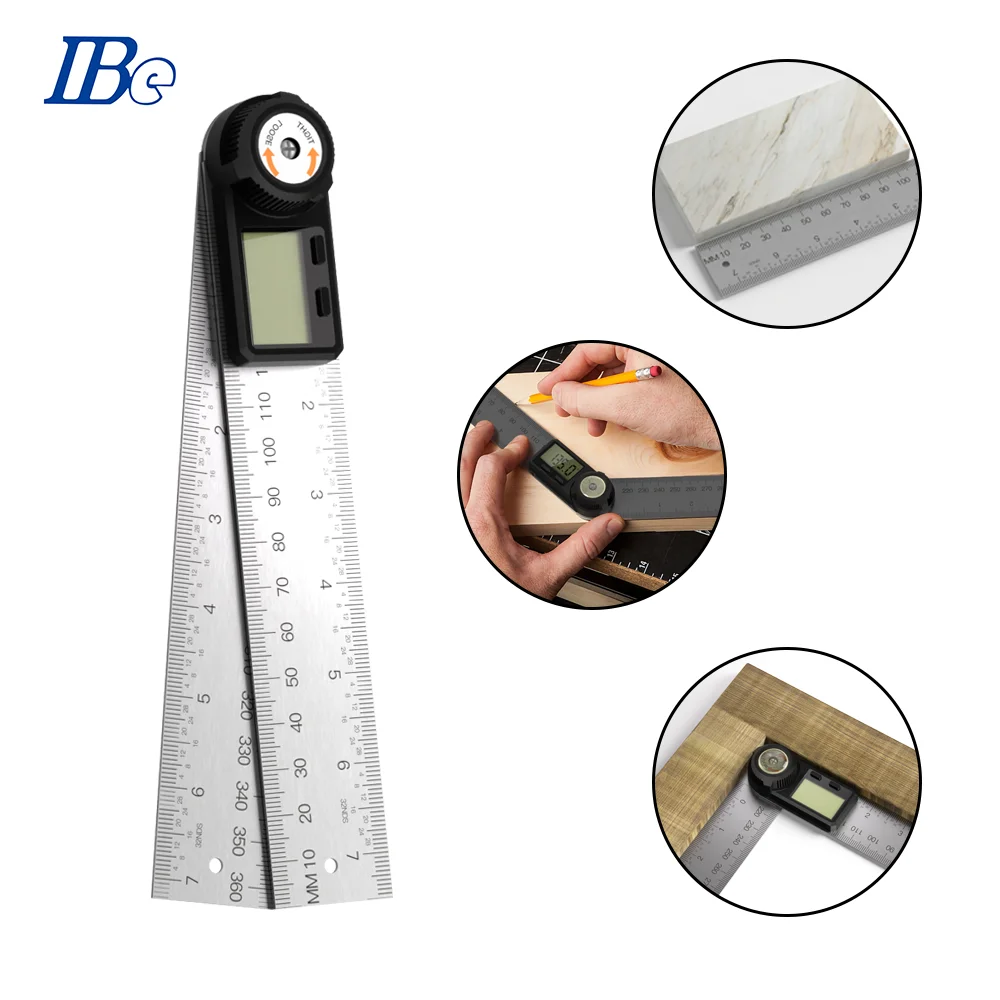 Stainless Steel Digital Angle Finder Ruler 360 Degree Protractor Digital Angle Ruler other measuring gauging tools (11000006334539)