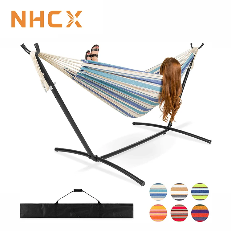 Хлопковый гамак NHCX, Подвесные качели, для улицы, сада, кемпинга