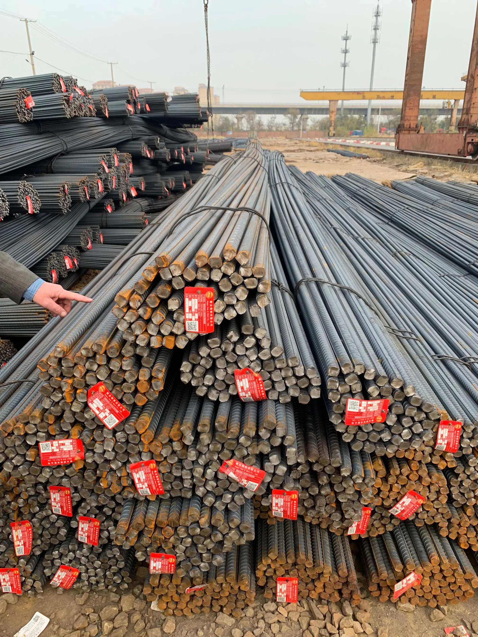 Supply in stock HRB 400 HRB500 ribbed steel hot rolled deformed straight steel rebar 14mm