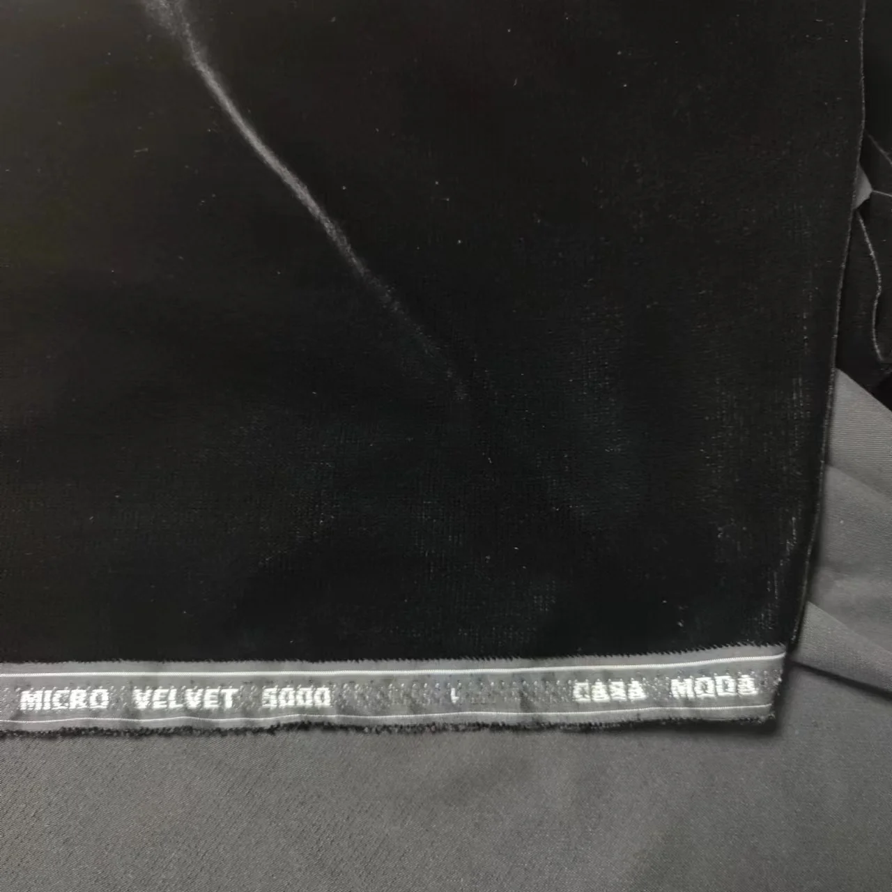 PENGDA SEDRA Tex Luxury Micro Velvet 5000 Korean Formal Black Velvet 100% Polyester Fabric For Abaya Dress