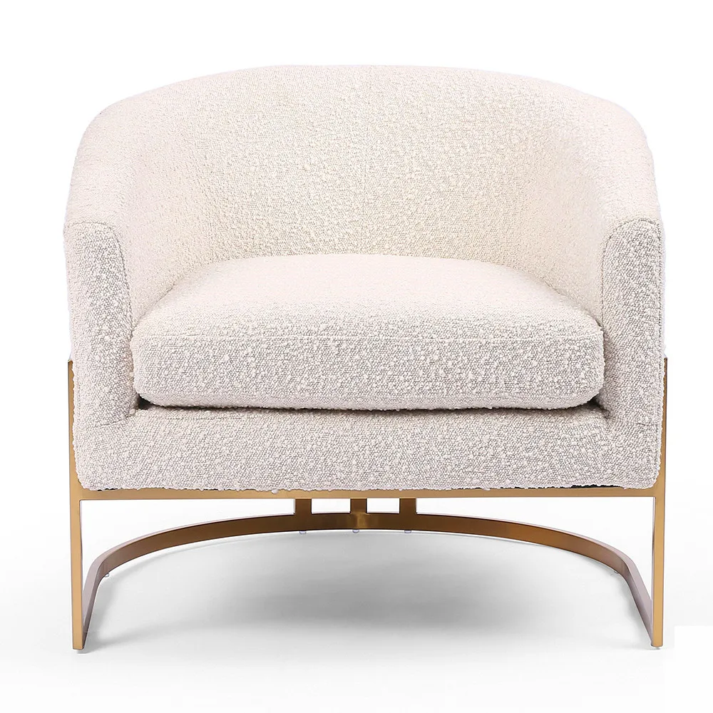 Wholesale high quality low price singal gd 4-piece accent sofa set with table chair cushi living room chairs furniture sofa