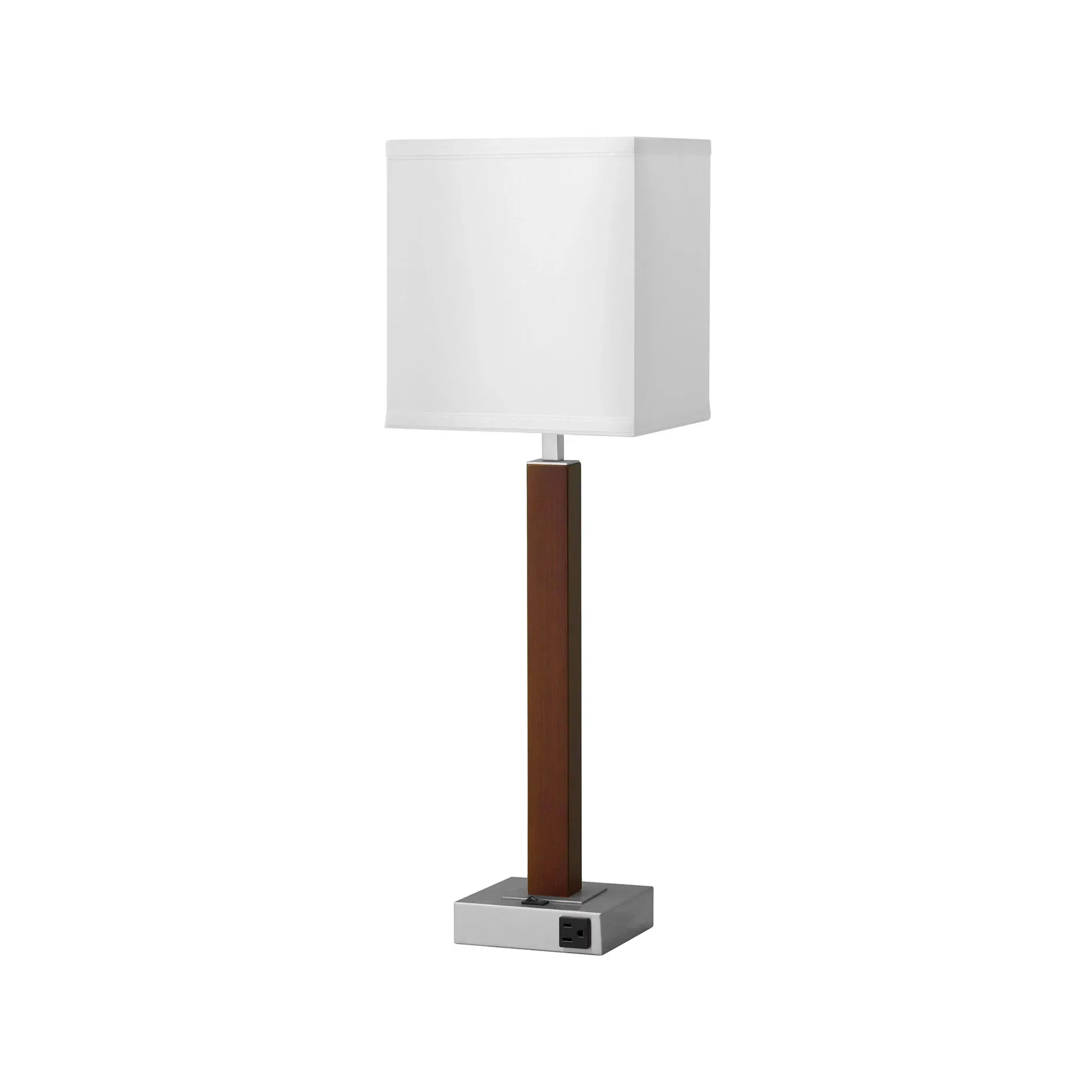 Wholesale Double Single Table Light Led Hotel Nightstands Table Lamp with USB and Power Plug