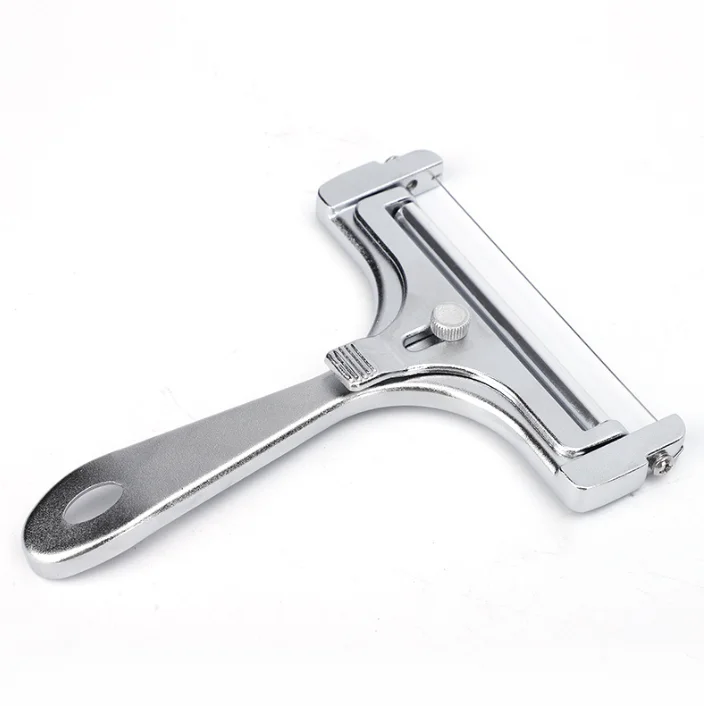 Wholesale Kitchen Gadget Hand Held Cheese Cutter Cheese Slicer With Adjustable Thickness-Wire Cheddar Cheese