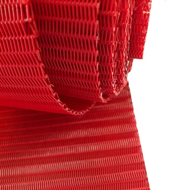 Big Loop Polyester Spiral Dryer Conveyor Belt With Glue Edge And Spiral Ring Interface Adapt To Various Mechanical Models