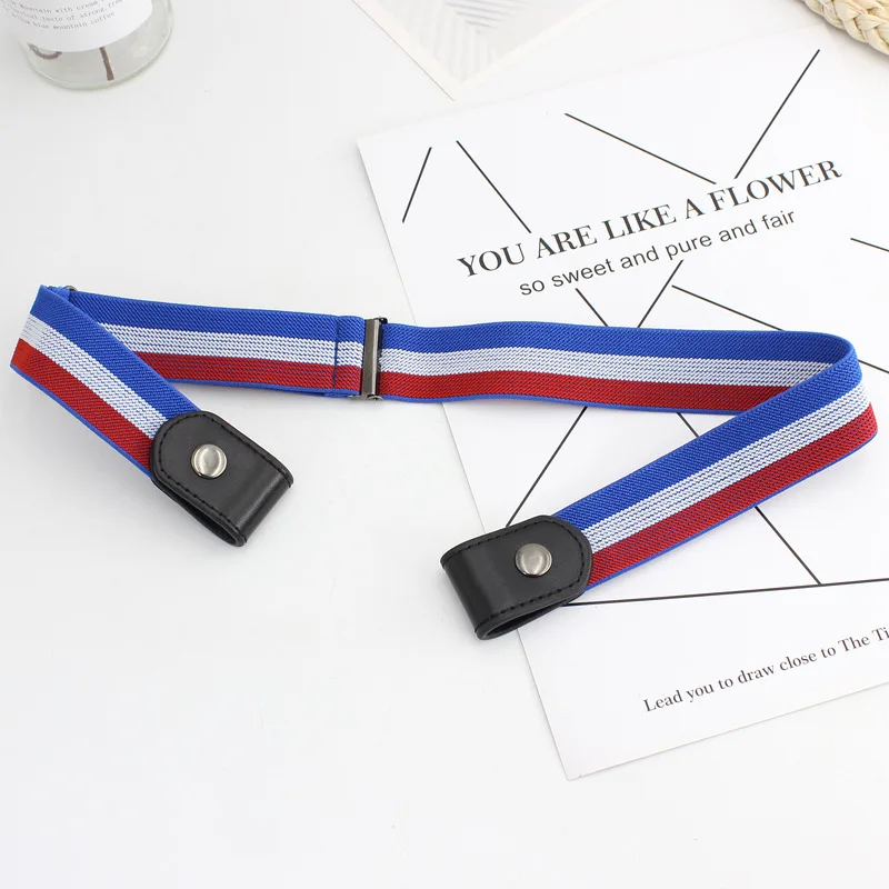 Hot selling Elastic  Lazy No Buckle Stretch Belt Elastic Waist Belt for Jeans Pants