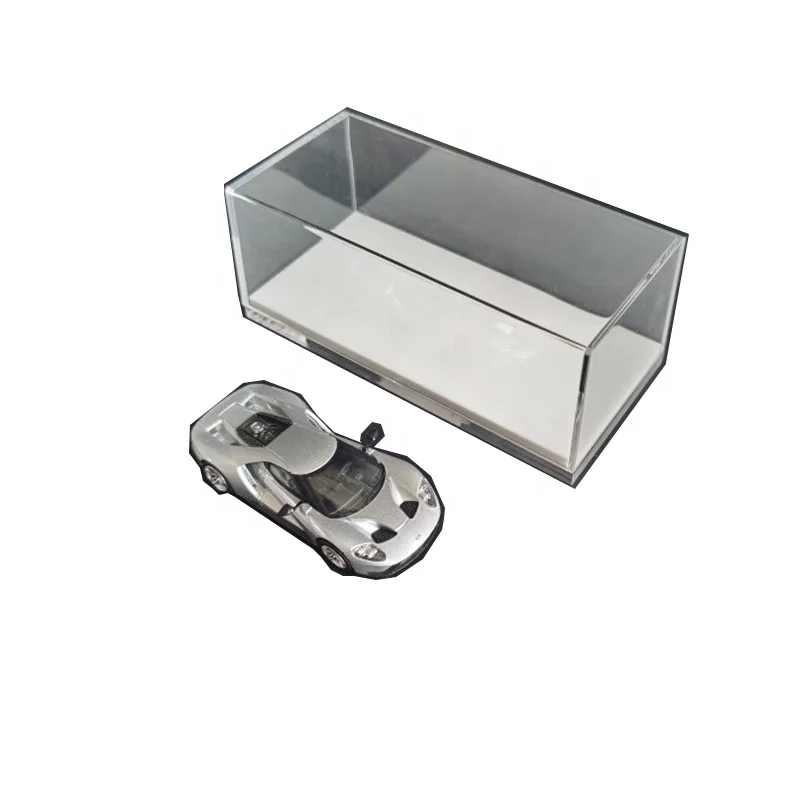 Clear Acrylic Display Case For Scale Model Car 1:18 Plastic Storage Display Box