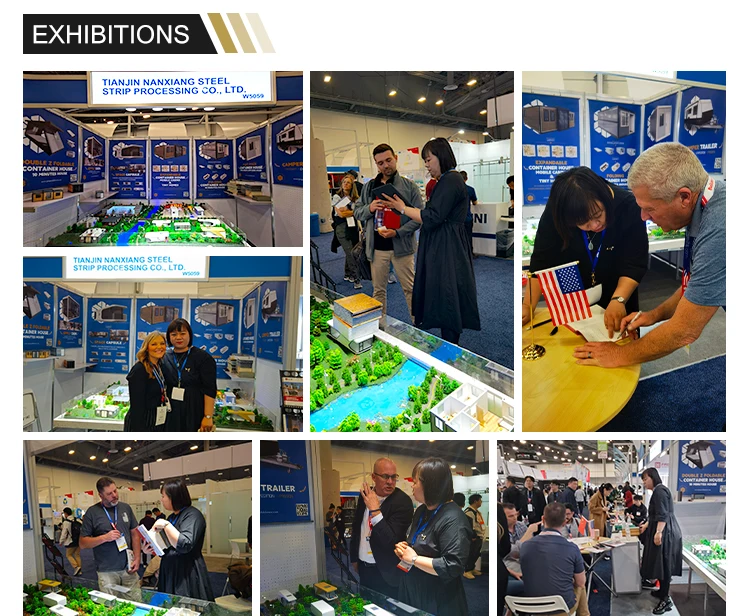 China Cheap 20Ft 40Ft Luxury Model House Prefab Modular Homes Expandable Container House