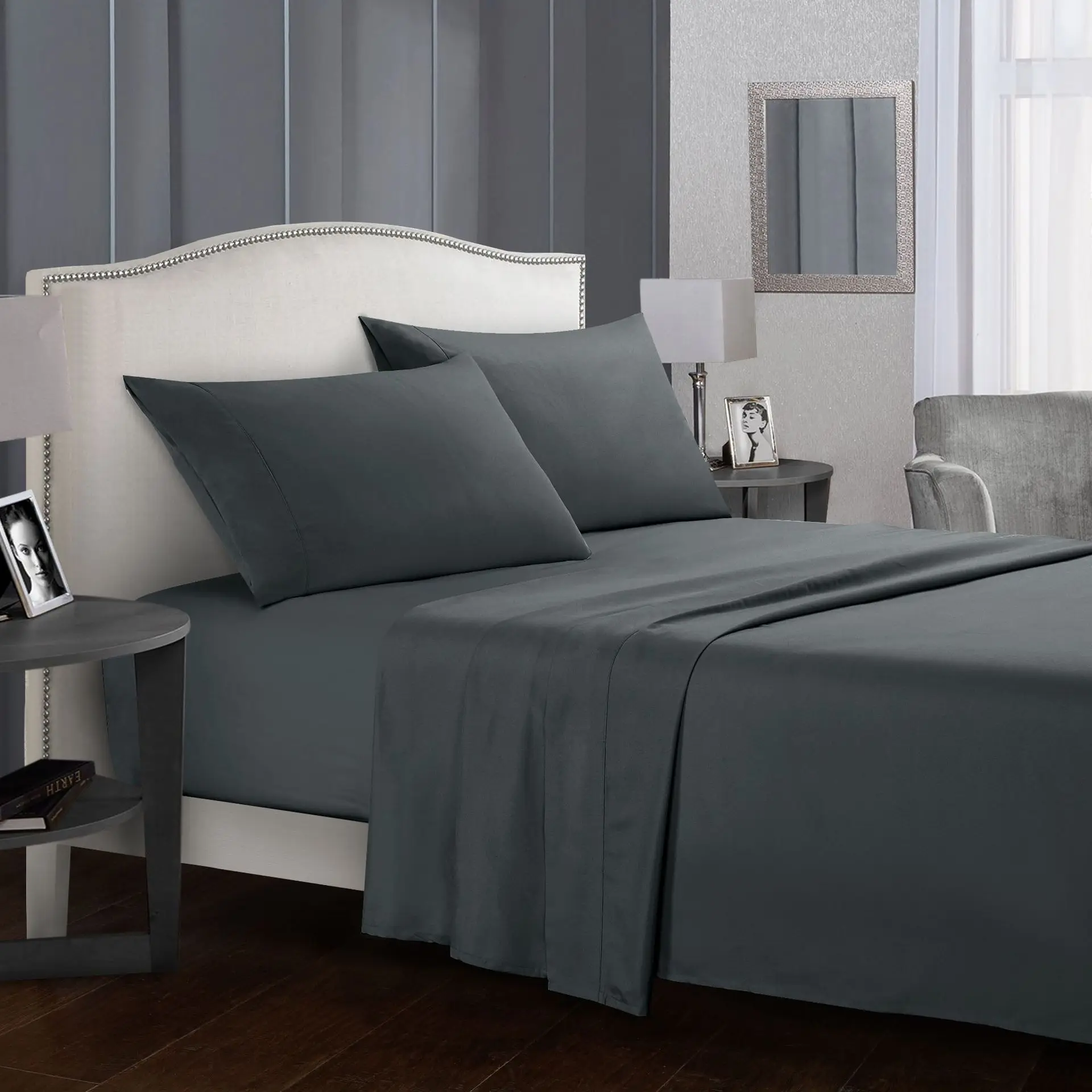 Оптовая продажа простыни king size набор постельных принадлежностей из льна постельное белье