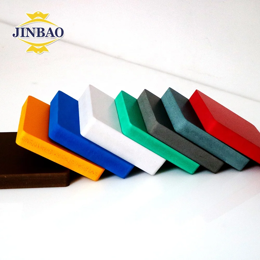 JINBAO high density white foam core board wholesale 10mm pvc foam board for advertising