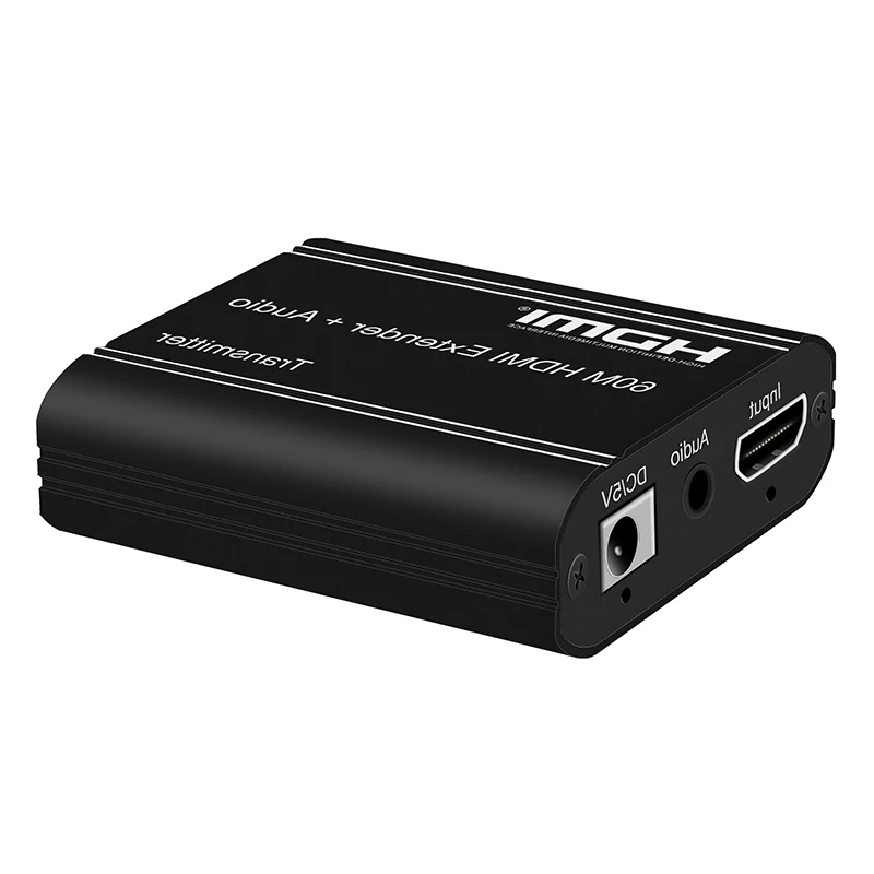 Latest Cat5 6 1080P Rx Tx Ip Network Hdmi Lan Ethernet Extender Cat5E With Hdm Loop Out Hdmi Extender 60M