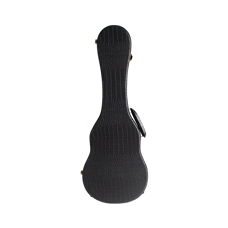 TN-YH/UK-  Ukulele Shell Bag Factory  Artificial crocodile skin PU Leather 23 inch ukulele Hard Case For Ukulele