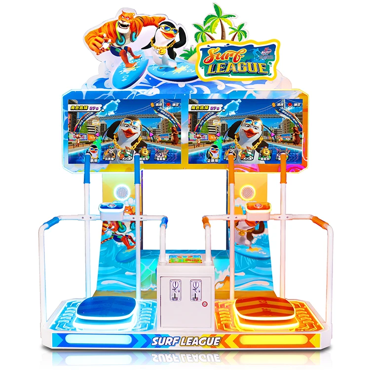 Hotselling Indoor Sports Amusement Coin Operated 2 players Surf League Arcade Game Machine