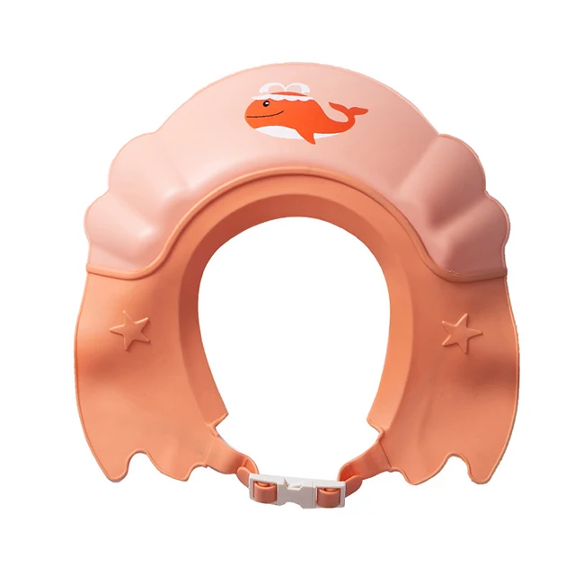 PP Lovely Adjustable Children Shower Hat Baby Ear Protection Shampoo Hat Adjustable Children