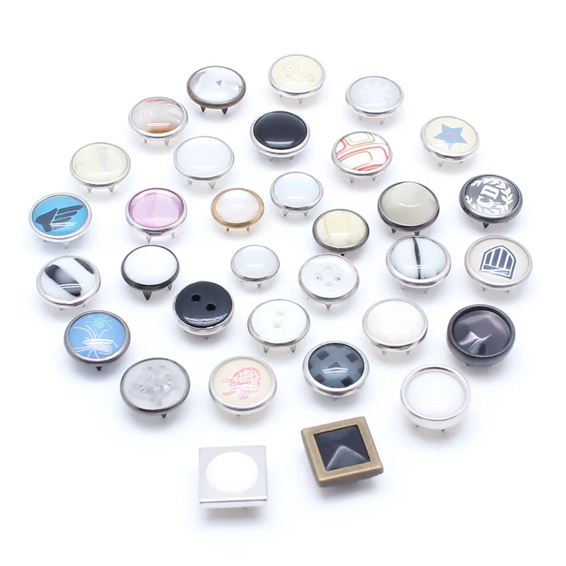 Hot sell 14mm 15mm 20mm 21mm snap button clothing pearl ring prong snap button