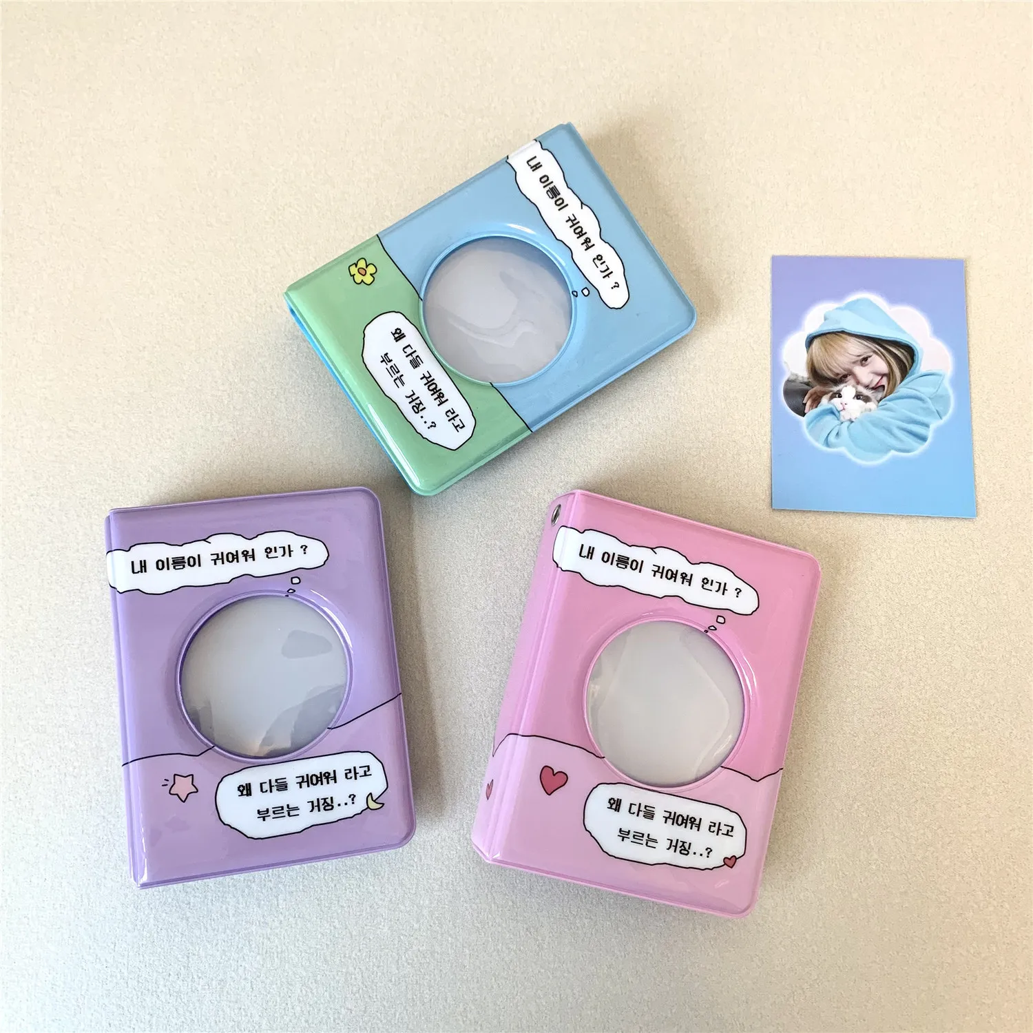 3-дюймовый альбом star Футболка малая карточка мини собирать книга photo booth камера фото