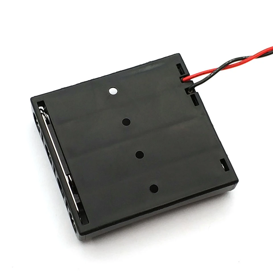 4 * AA UM3 battery holder with 9V battery snap clip