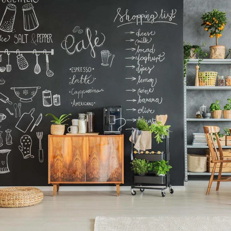 Portable Self-Adhesive Magnetic Whiteboard Replacement Film Made of Glass and Wood for Foldable Whiteboard