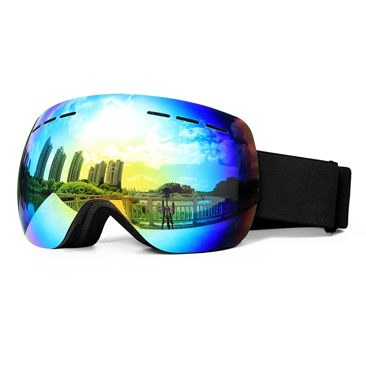 Good quality racing snow board glasses ski googles frameless safety snow goggles