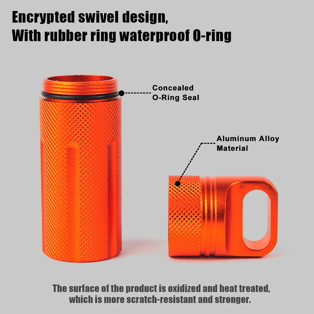 Bengku Wholesale Good Quality Waterproof Survival Aluminum Match Box Container