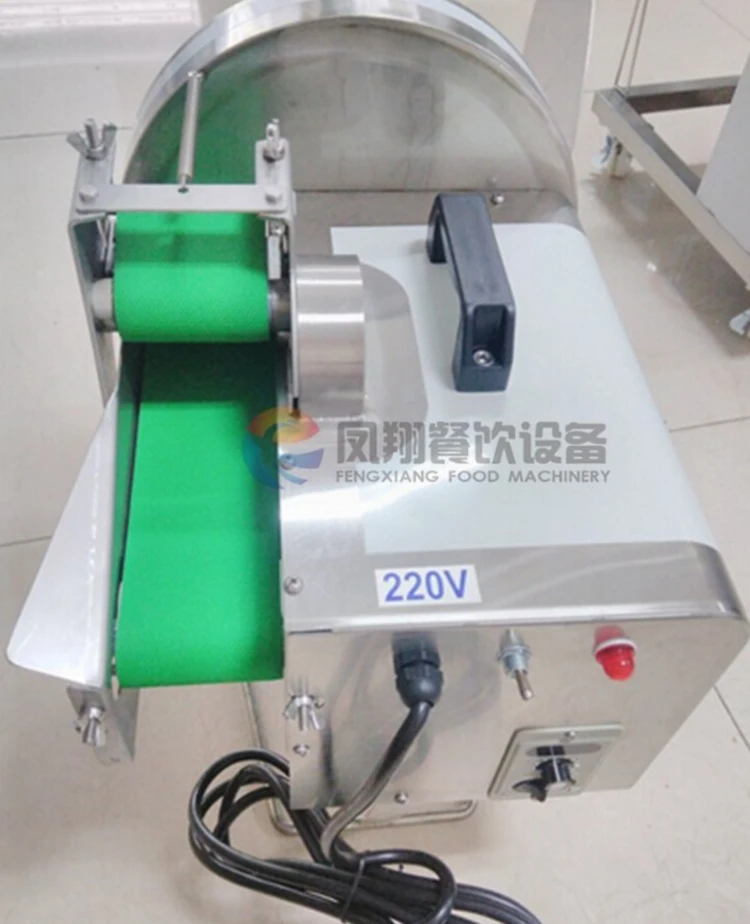 Kitchen Restaurant Leafy Vegetable Cutter Spring Onion Celery Pepper Ring Okra Cutting Machine