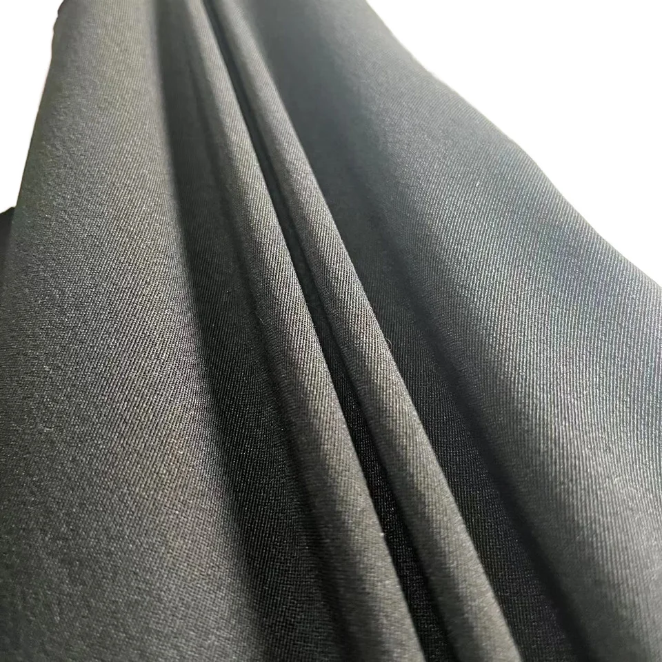 Polyester Spandex Twisted Twill Heavyweight Woven Waterproof Sportswear Breathable and Dyed biflex fabric