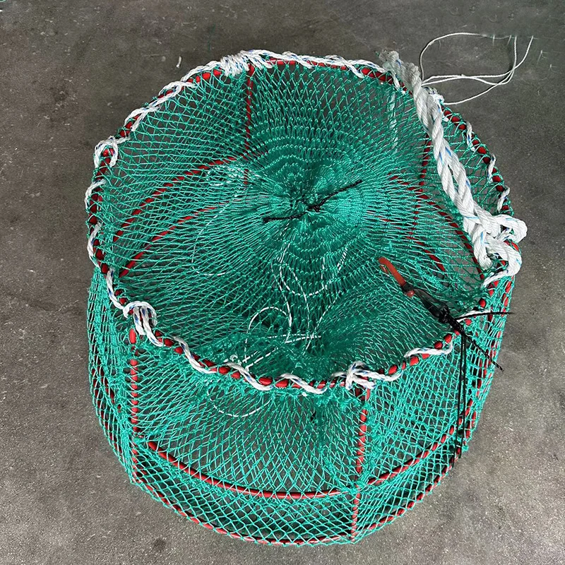Heavy Duty Convenient Collapsible Design Folding lobster pot rectangle king crab trap