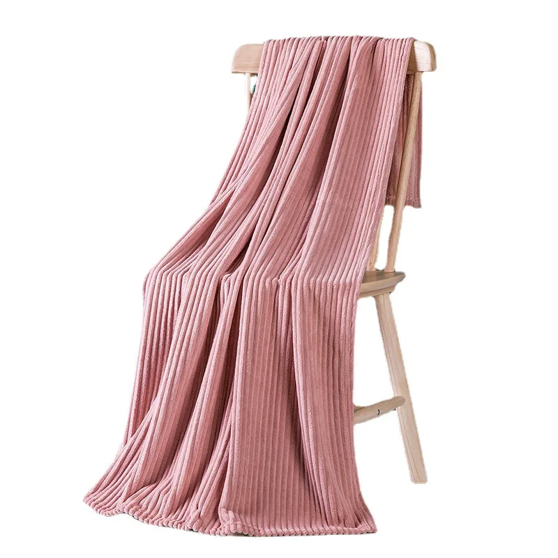 Heavy cream fleece microfiber striped absorbent soft non-shedding large size home hotel gift bath towel