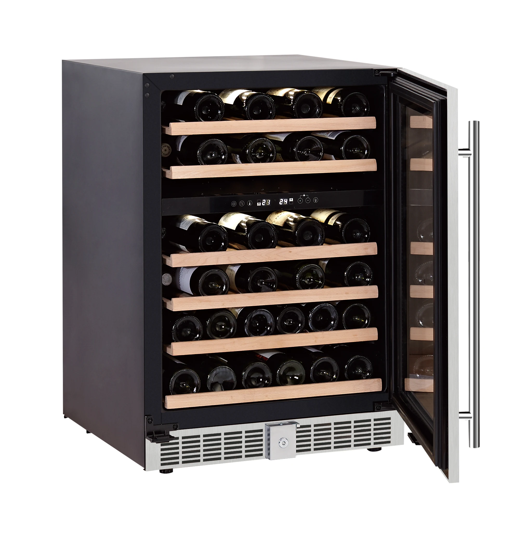 JC-145B среднего размера гостиная гостиничном номере мульти-зоны холодильник отель 145L компрессор raching охладитель вина Bodega