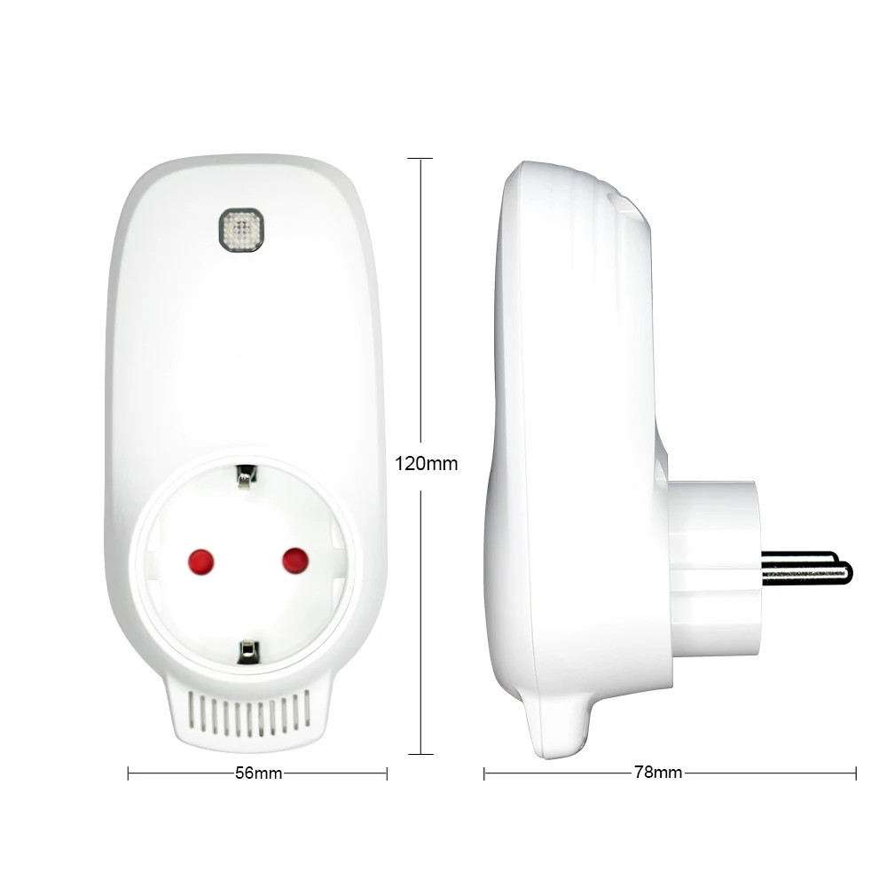 Wi-Fi термостат с помощью Tuya App Plug Socket Еженедельный таймер