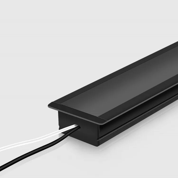 black 15W U aluminum profile 12V 24V 110V 220V 240V LED rigid Light Bar strip SMD2835 recessed surface mounted waterproof IP65