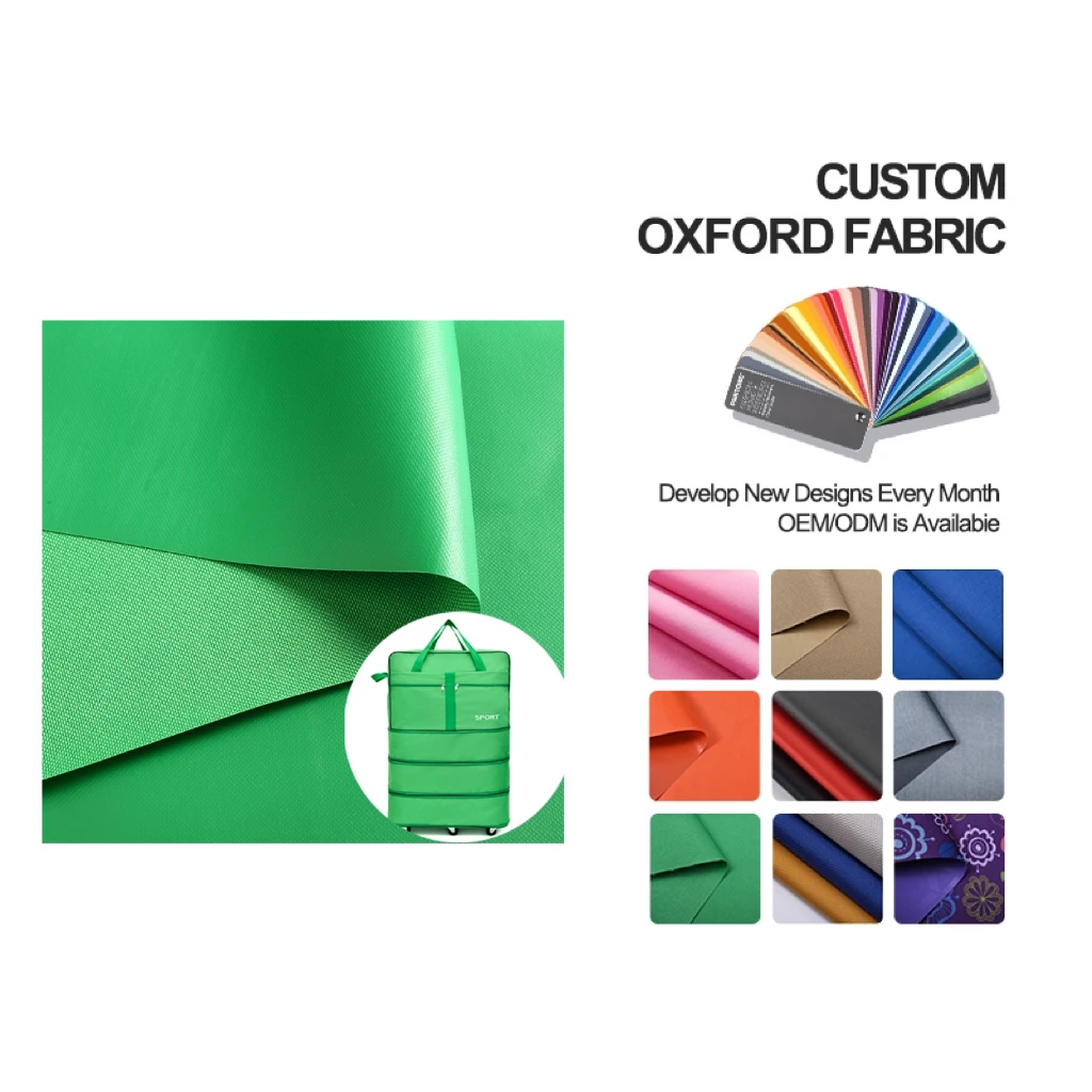 Wholesale 600D 100% Polyester Pvc Waterproof Coated Oxford Fabric Bags Use