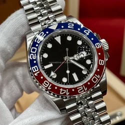 40mm RLX Luxury Watch GMT 3285 Movement Full Set from Clean Factory  Top Quality Automatic Mechanical Watch for Men