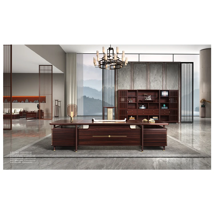 Manager Sets Office Custom Tables Desk Decor Desks Wooden Home Living Ceo Modern Sales Luxury Table Wood Boutique Furniture