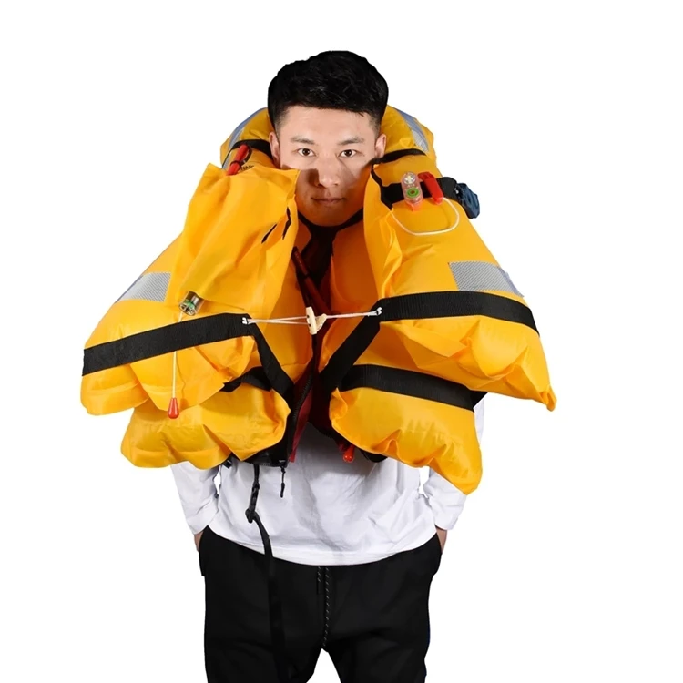 Quality fabric for SOLAS inflatable life jackets with 275N buoyancy